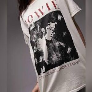 Topshop David Bowie Station to Station T-Shirt M NWT